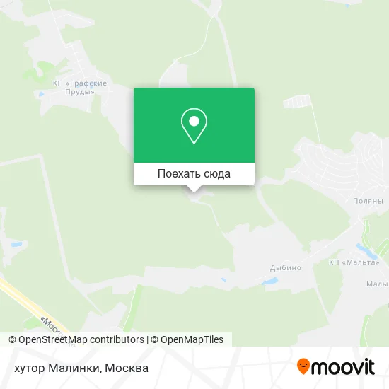 Карта хутор Малинки