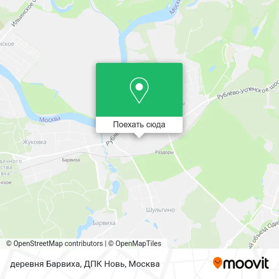 Карта деревня Барвиха, ДПК Новь