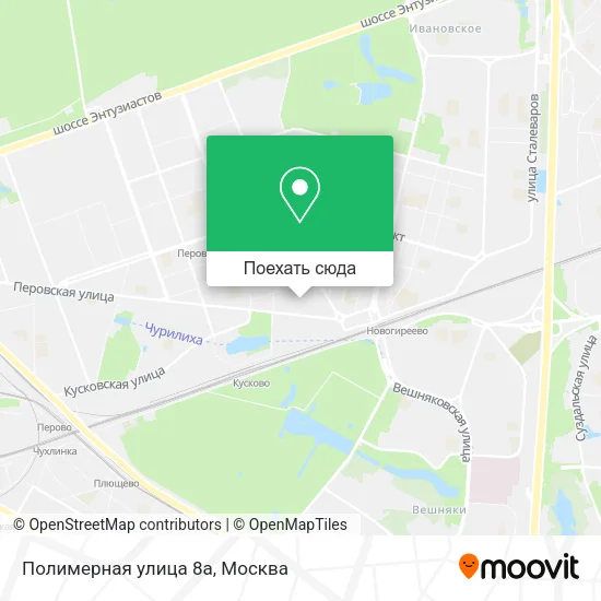 Карта Полимерная улица 8a