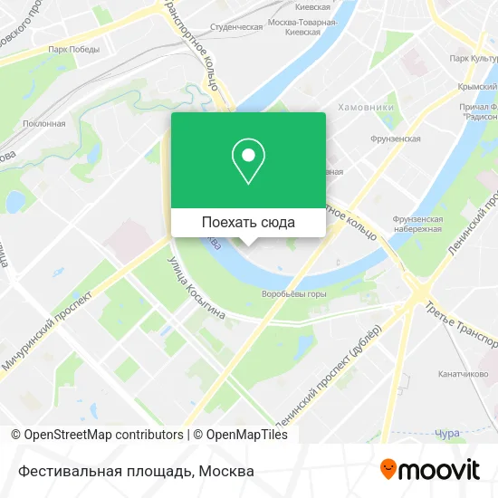 Карта Фестивальная площадь