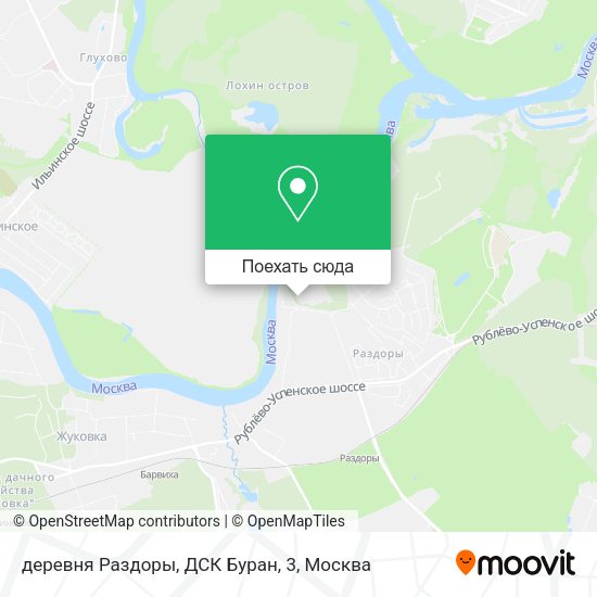 Карта деревня Раздоры, ДСК Буран, 3