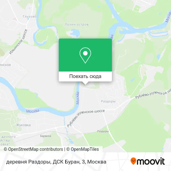 Карта деревня Раздоры, ДСК Буран, 3