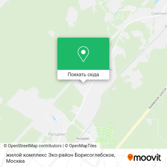 Карта жилой комплекс Эко-район Борисоглебское