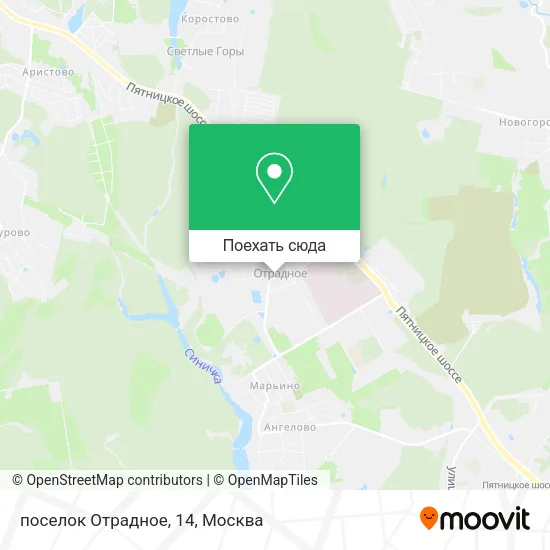 Карта поселок Отрадное, 14