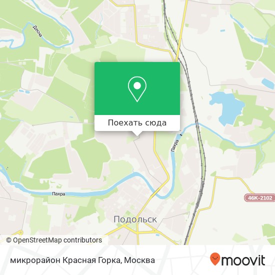 Карта микрорайон Красная Горка