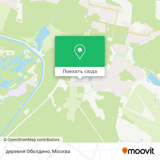 Карта деревня Оболдино