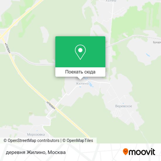 Карта деревня Жилино