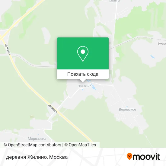 Карта деревня Жилино