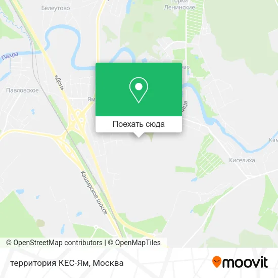 Карта территория КЕС-Ям
