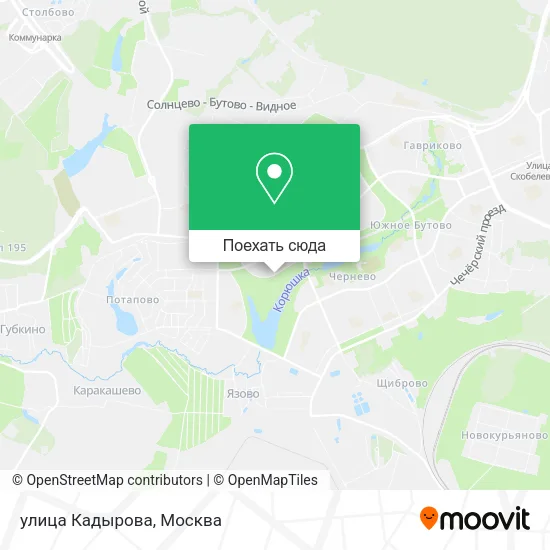 Карта улица Кадырова
