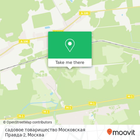 Карта садовое товарищество Московская Правда-2