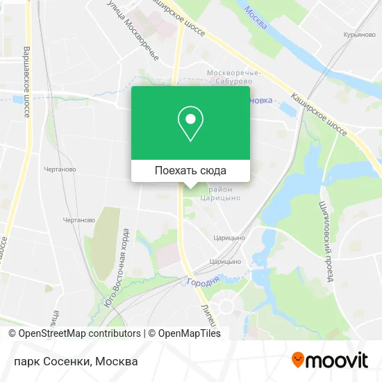 Карта парк Сосенки