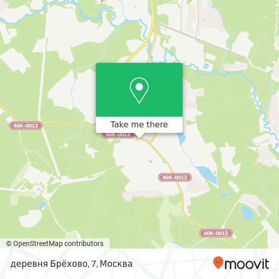 Карта деревня Брёхово, 7