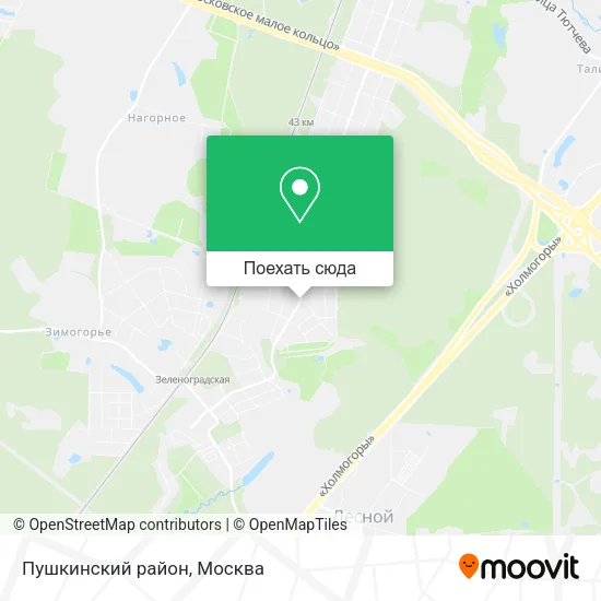 Карта Пушкинский район