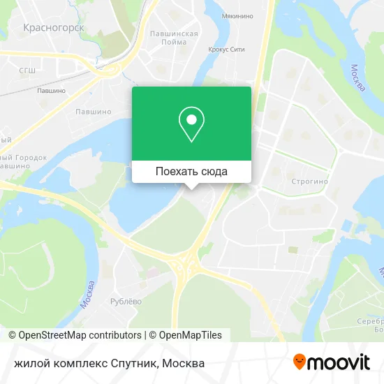 Карта жилой комплекс Спутник