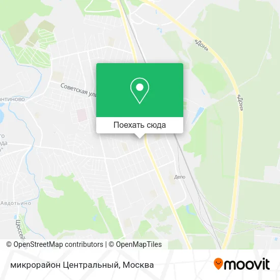 Карта микрорайон Центральный