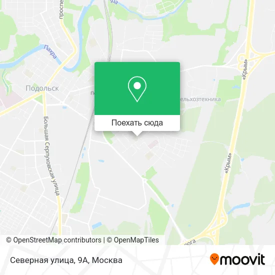 Карта Северная улица, 9А