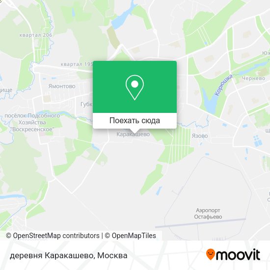 Карта деревня Каракашево