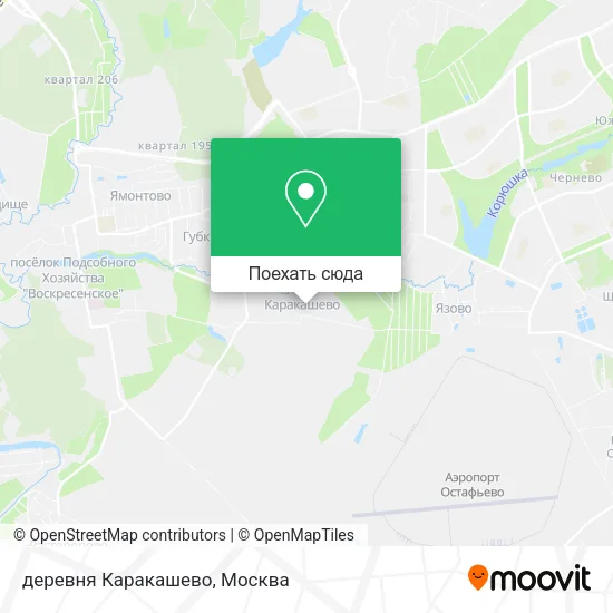 Карта деревня Каракашево