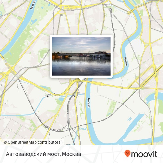 Карта Автозаводский мост