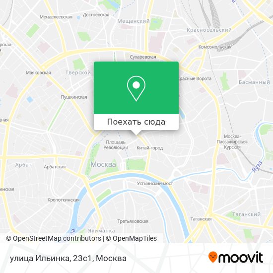 Карта улица Ильинка, 23с1
