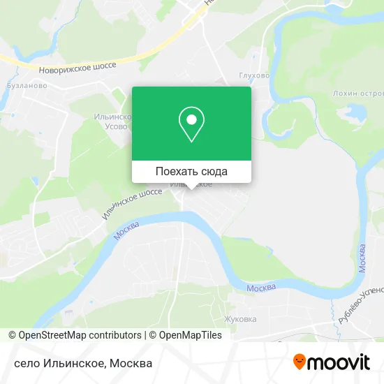 Карта село Ильинское