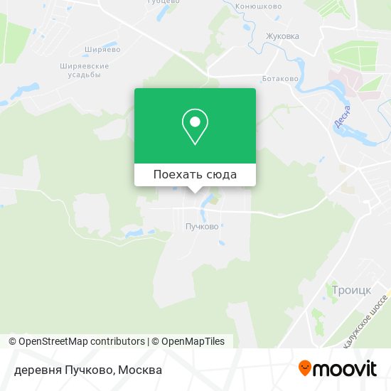 Карта деревня Пучково