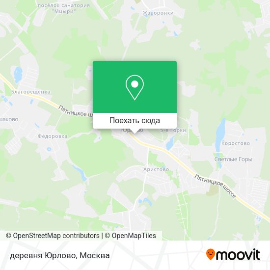 Карта деревня Юрлово
