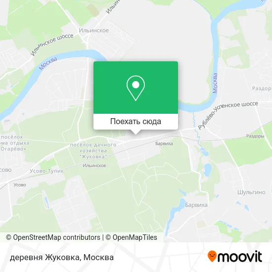 Карта деревня Жуковка