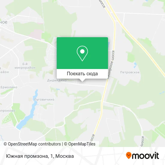 Карта Южная промзона, 1