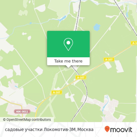 Карта садовые участки Локомотив-ЗМ
