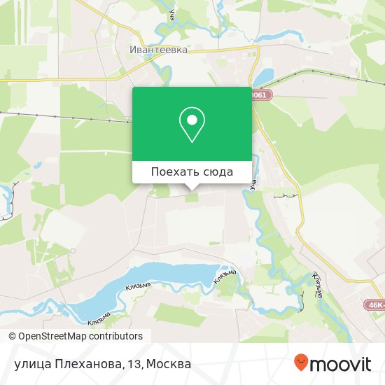 Карта улица Плеханова, 13