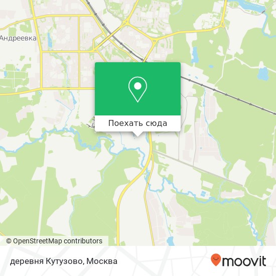 Карта деревня Кутузово
