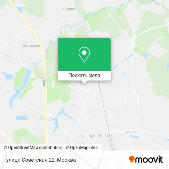 Карта улица Советская 22