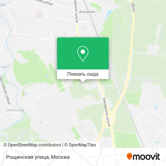 Карта Рощинская улица