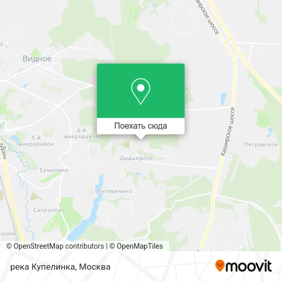 Карта река Купелинка