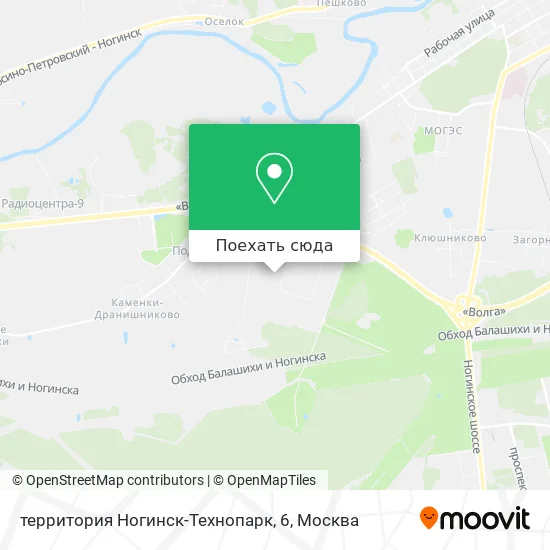 Карта территория Ногинск-Технопарк, 6