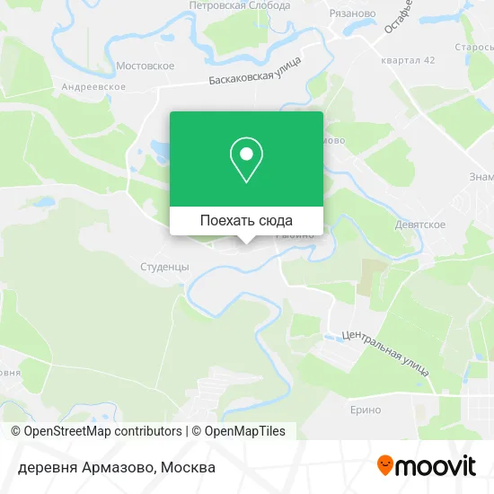 Карта деревня Армазово
