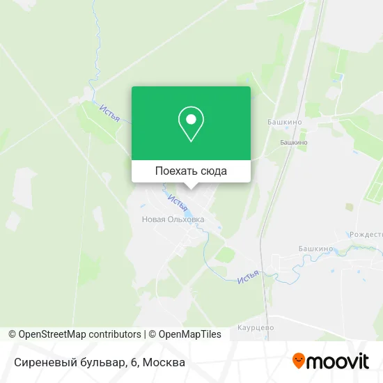 Карта Сиреневый бульвар, 6