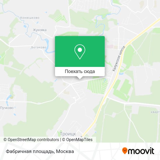 Карта Фабричная площадь