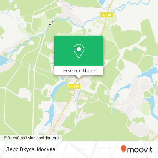 Карта Дело Вкуса, Калужское шоссе Москва 108830