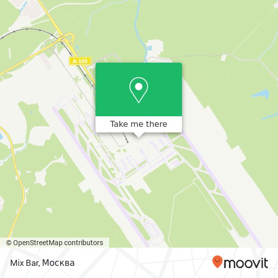 Карта Mix Bar, Домодедово 142015