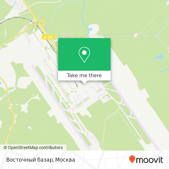 Карта Восточный базар, Домодедово 142015