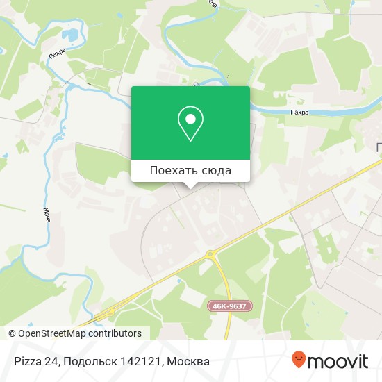 Карта Pizza 24, Подольск 142121