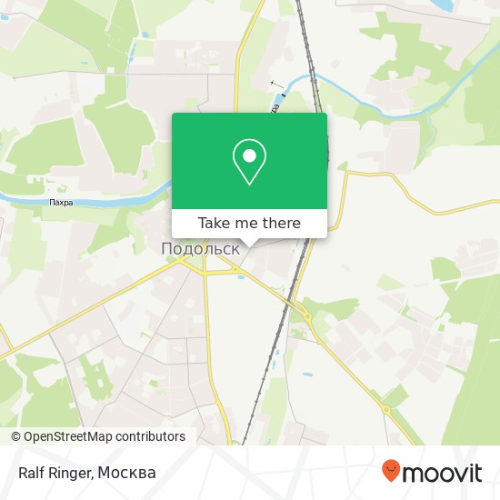 Карта Ralf Ringer, Рабочая улица Подольск 142100