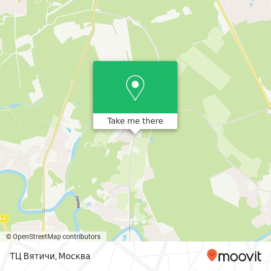 Карта ТЦ Вятичи, Новое шоссе Ленинский район 142712