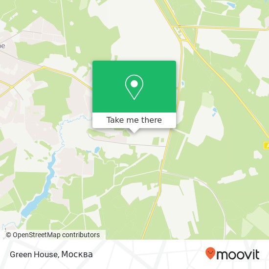 Карта Green House, Южная промзона Ленинский район 142703