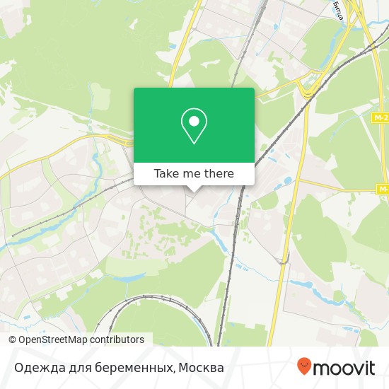 Карта Одежда для беременных, Москва 117624