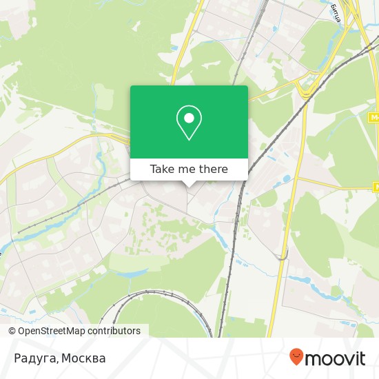 Карта Радуга, Москва 117624