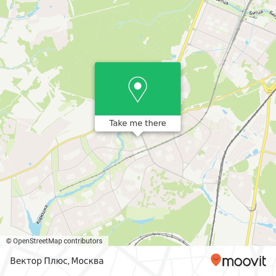 Карта Вектор Плюс, Москва 117042